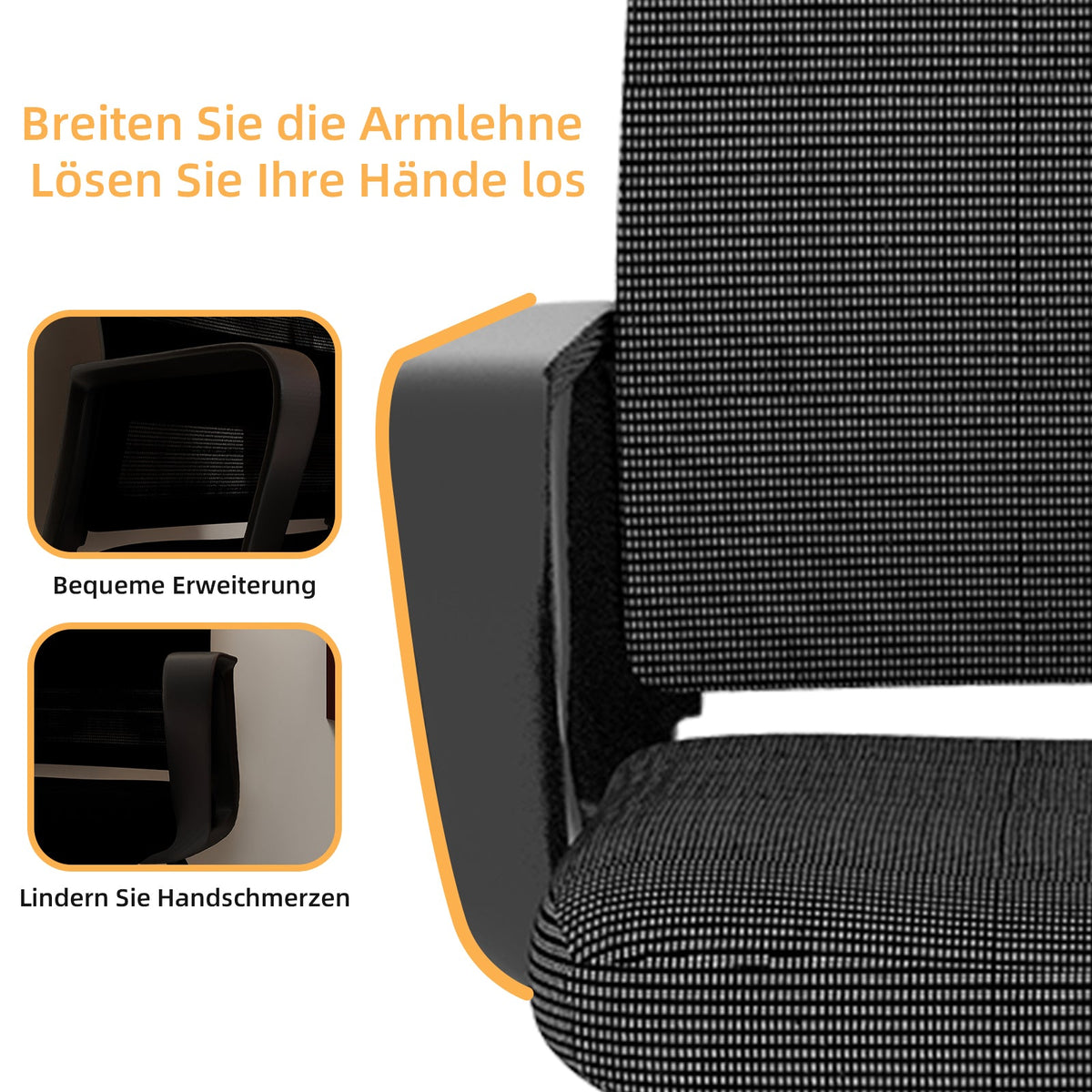 Minimalist Office Chair - Modern, Comfortable, Metal Frame