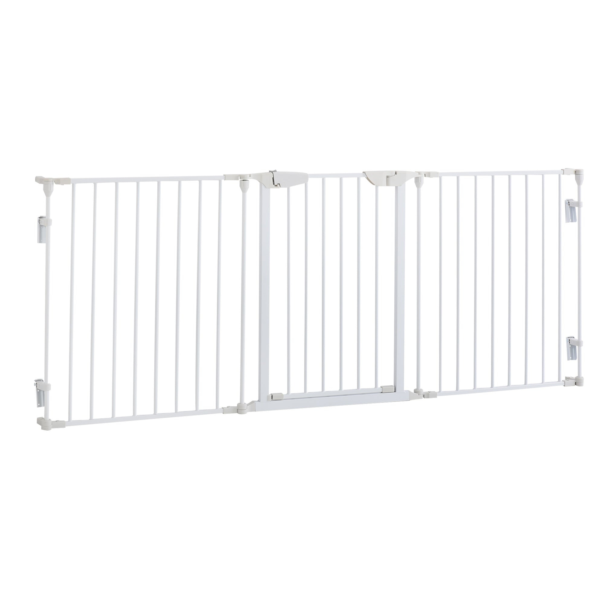Dog Barrier, 3 Elements, Safety Door, White Plastic