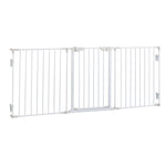 Dog Barrier, 3 Elements, Safety Door, White Plastic