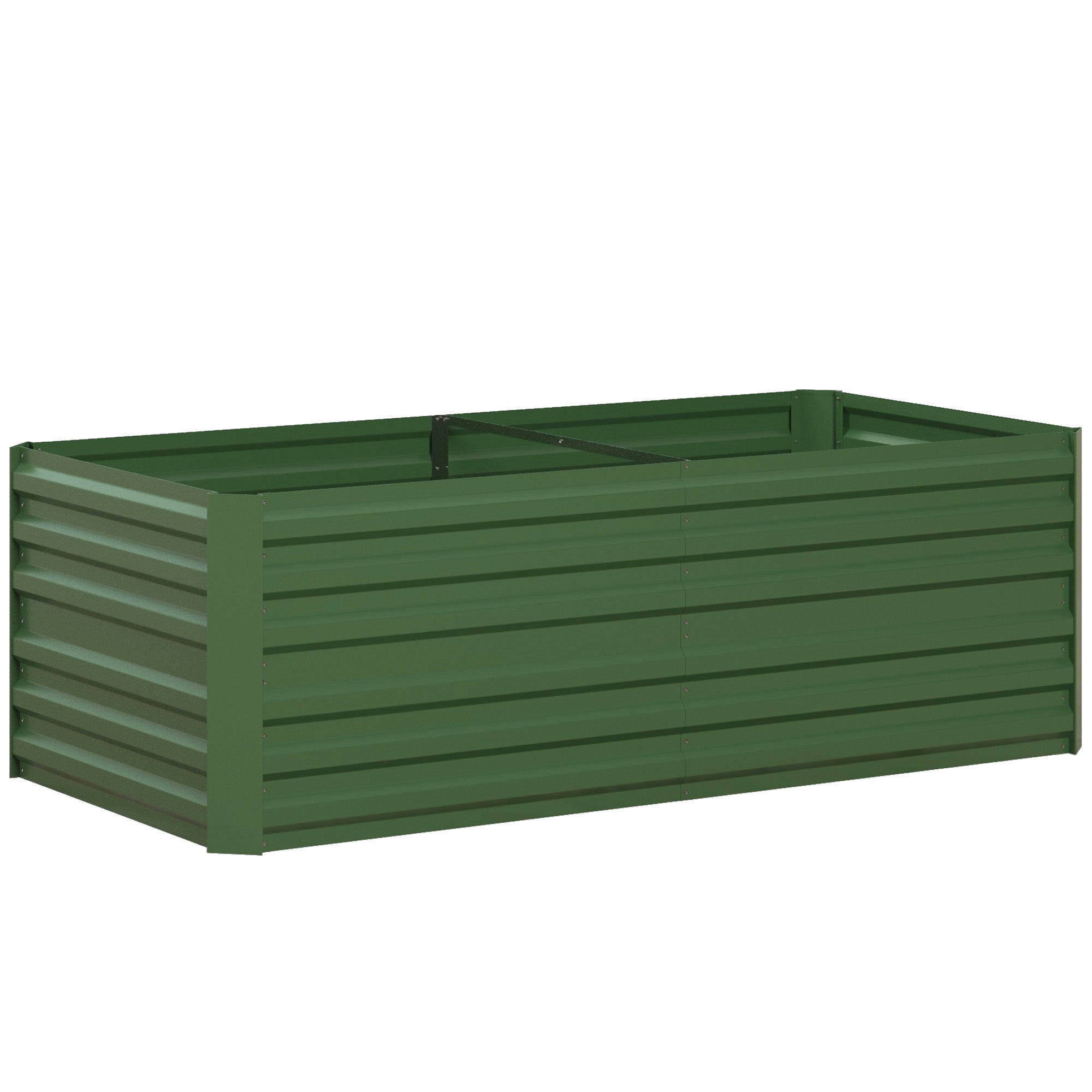 Raised Bed, Garden Planter 180x90x60cm, Steel