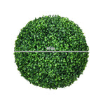 Boxwood Ball Set 2 Artificial Plants UV Protection Indoor/Outdoor, Green