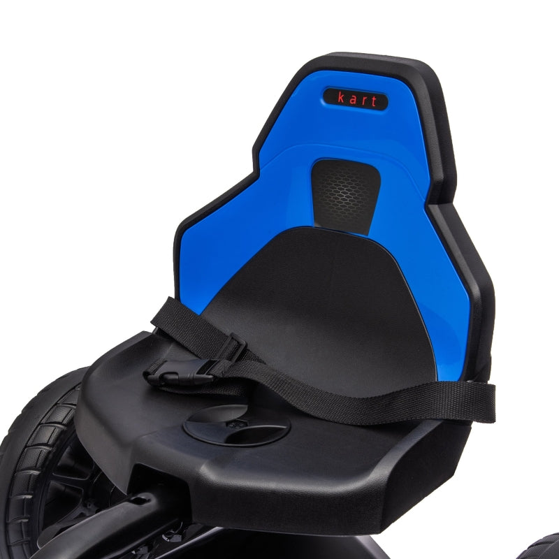 Pedal Go-Kart with Forward and Reverse Gears for Ages 3-8, Blue