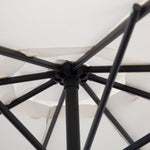 Cantilever Parasol, Round, 300 cm, Cream Polyester
