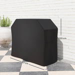 Grill Cover Protective Weatherproof 147x61x120cm - Black