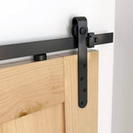 Sliding Door Hardware Kit, 180 cm, Rails, Rollers, Carbon Steel