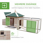 Bantam Chicken Coop with Run, Perches, Nesting Box, Pinewood