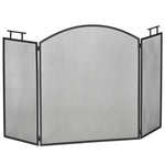 Fireplace Guard, Three-Part Foldable Spark, Iron