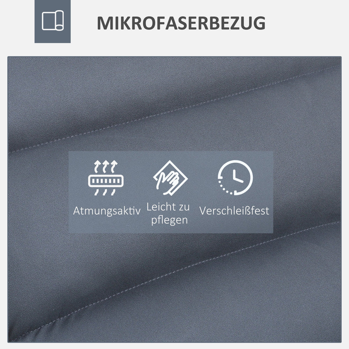 Relaxing Chair Floor Sofa, 360° Rotatable, 5-Level Adjustable Backrest, Dark Grey Steel