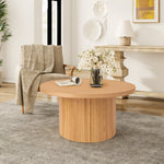 Solid Wood Round Coffee Table
