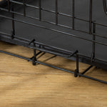 Dog Crate Transport Box, Foldable Metal, Black