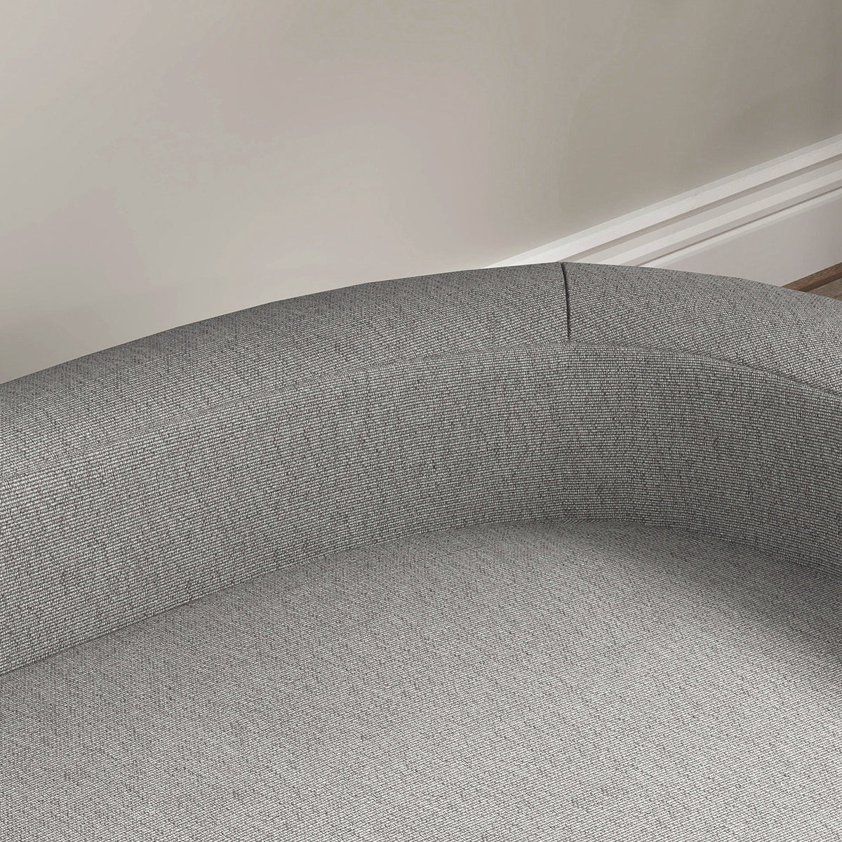 Dog Sofa, Raised with Cushion, Wooden Legs, Grey