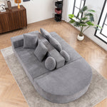 Modular Sofa Segmented Boneless No Assembly - Chenille Fabric