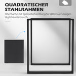 Table Legs, Square Profile Steel, Black