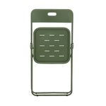 Outdoor 3-Piece Foldable Bistro Set, 2 Chairs & 1 Table, Green
