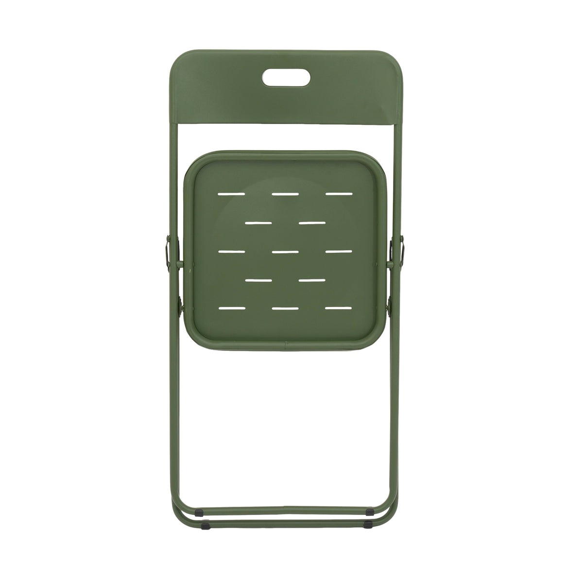 Outdoor 3-Piece Foldable Bistro Set, 2 Chairs & 1 Table, Green