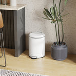 Trash Can, 20L Pedal Bin with Lid, Metal