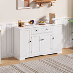 Multifunctional Buffet 138cm Sideboard Drawer Adjustable Shelves
