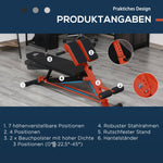 Multi-Weight Bench Adjustable Fitness Incline Abdominal Trainer, Black