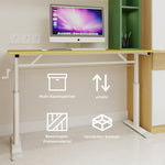Adjustable Study Desk, Height-Adjustable Multi-Purpose Home/Office, Compact Design
