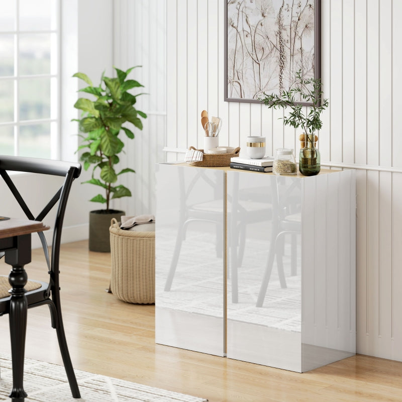 Chest of Drawers, Sideboard, Soft-Close Doors, Adjustable Shelf, White