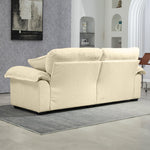 Two-Seater Sofa Deep 213cm Double Layer Cushions - Chenille