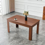 Extendable Dining Table with 2 Drop Leaves, Rectangular Space-Saving Design, Walnut Finish