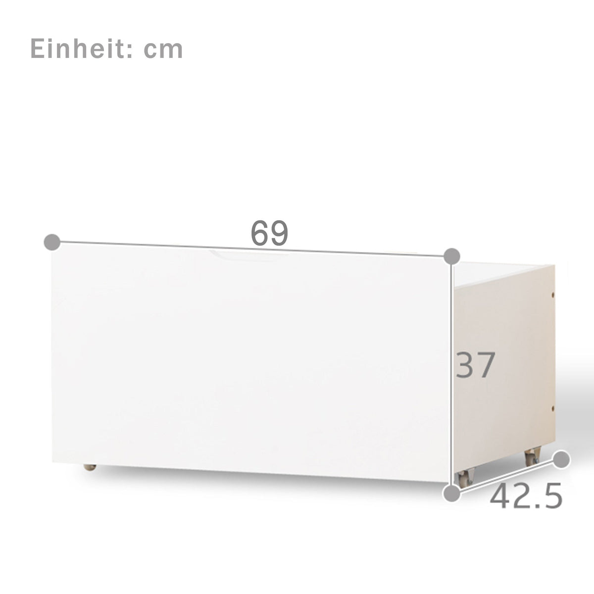 Children's Bed with Drawer and Fall Protection, 90x200 cm, Solid Pine Wood White & Oak