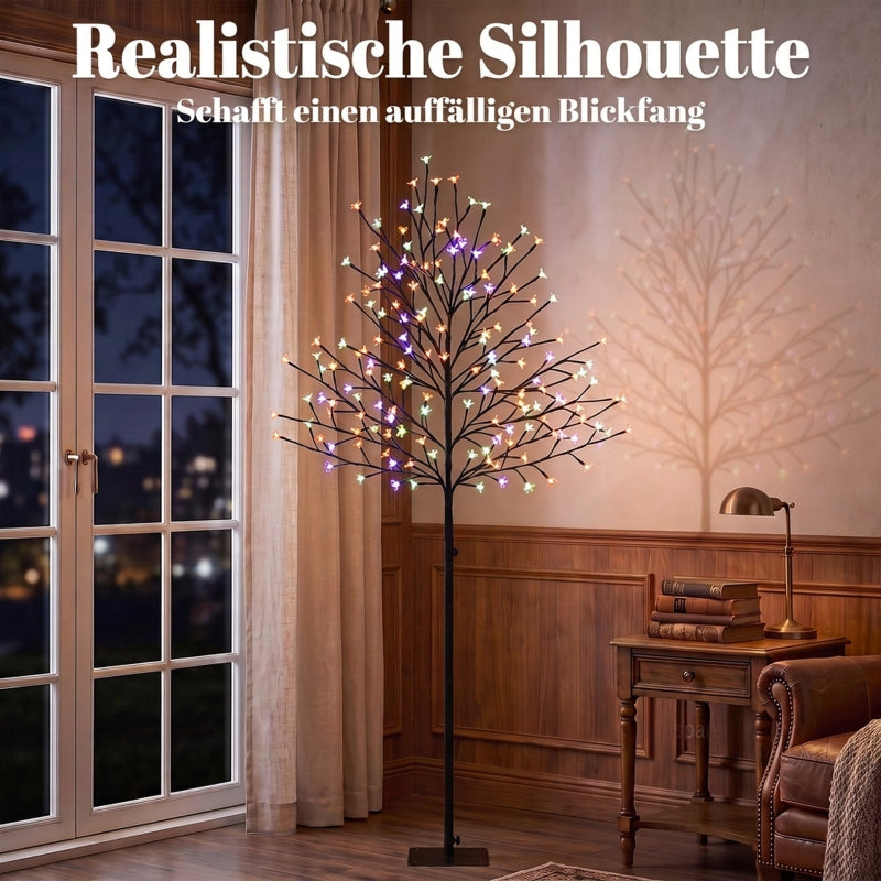 LED Cherry Blossom Tree 150cm 160 LEDs 20 Flexible Branches