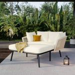 6-Person Garden Dining Set with Armchairs, Polyrattan
