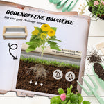 Raised Bed, 90x45x30cm, Robust & Weatherproof, Metal & Wood