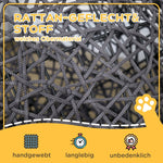 Cat Basket Cat Cave, 2-Piece with Cushion, Anthracite