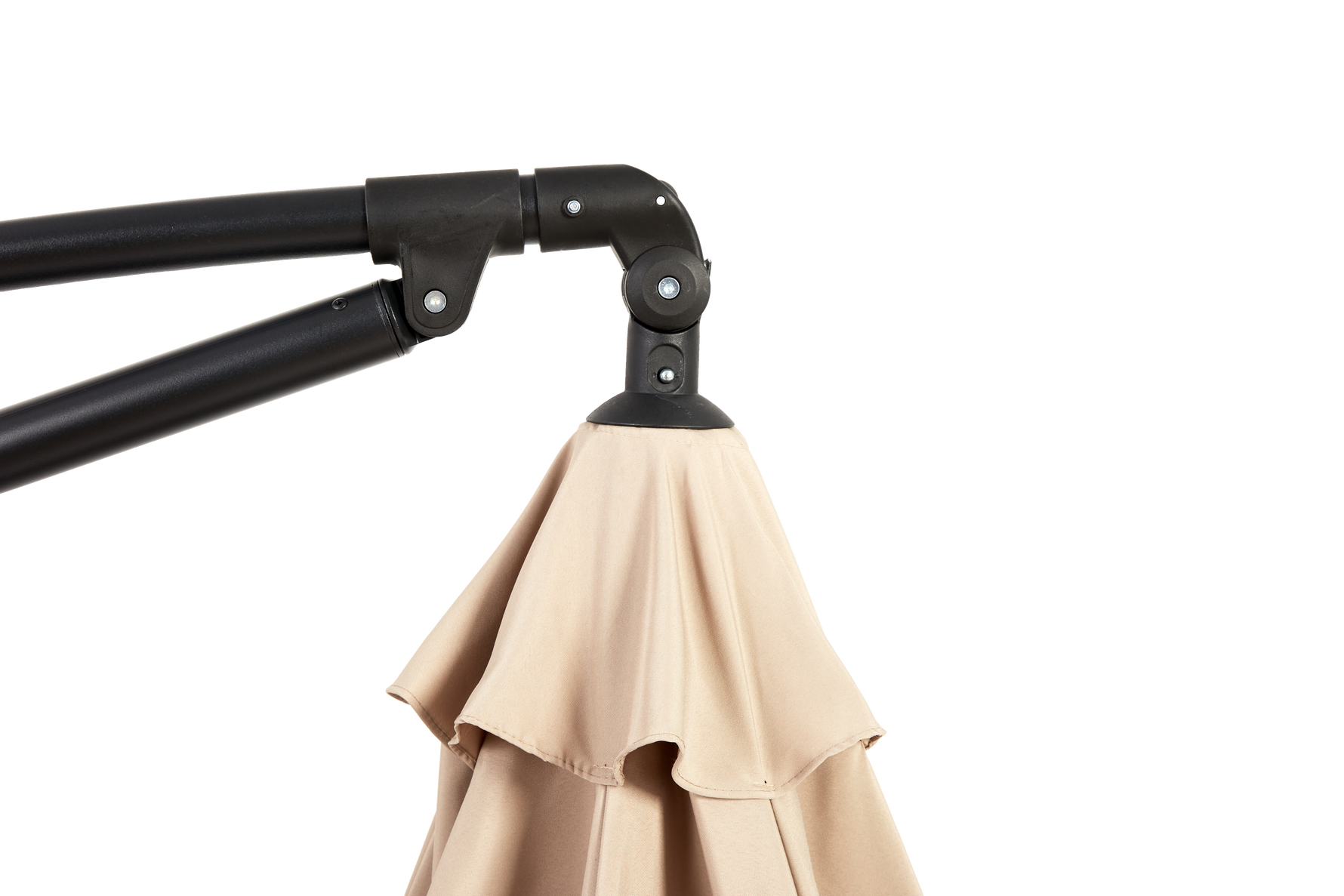 Outdoor Umbrella 14.8 Ft Double Sided Rectangular Large with Crank, Khaki