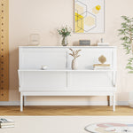 Wall Bed, 140x200 cm, Slatted Frame, White
