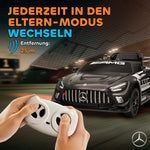 Mercedes Electric Ride-On Car with 12V Battery and LED Lights, Black