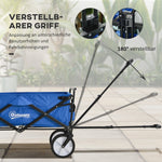 Handcart, Foldable 360° Garden Beach Transport Cart, Steel Frame Oxford