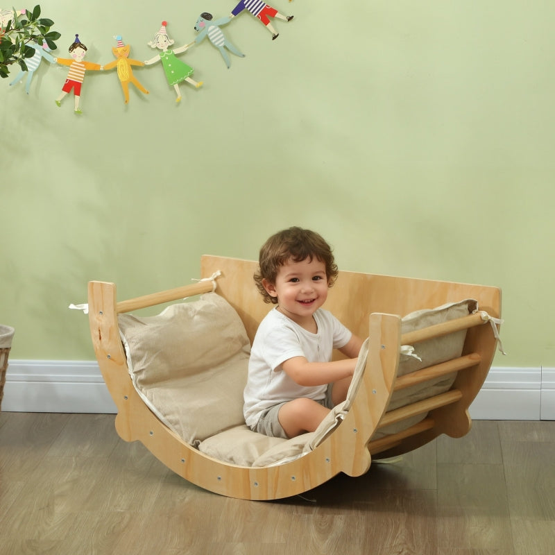 Climbing Arch 4-in-1 Seesaw Ladder Swing Cushion Max 50kg