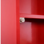 First Aid Cabinet, Locking Storage for Home/Office, Stainless Steel Model 3