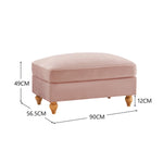 Windsor Stool Chenille - Pink