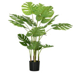 Artificial Monstera 120cm Plant with Planter, Green