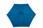 Outdoor Umbrella 9 Ft Double Sided Rectangular with Crank, Blue