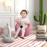 Swivel Lounge Chair, Plush, Single, 120 kg capacity, Pink