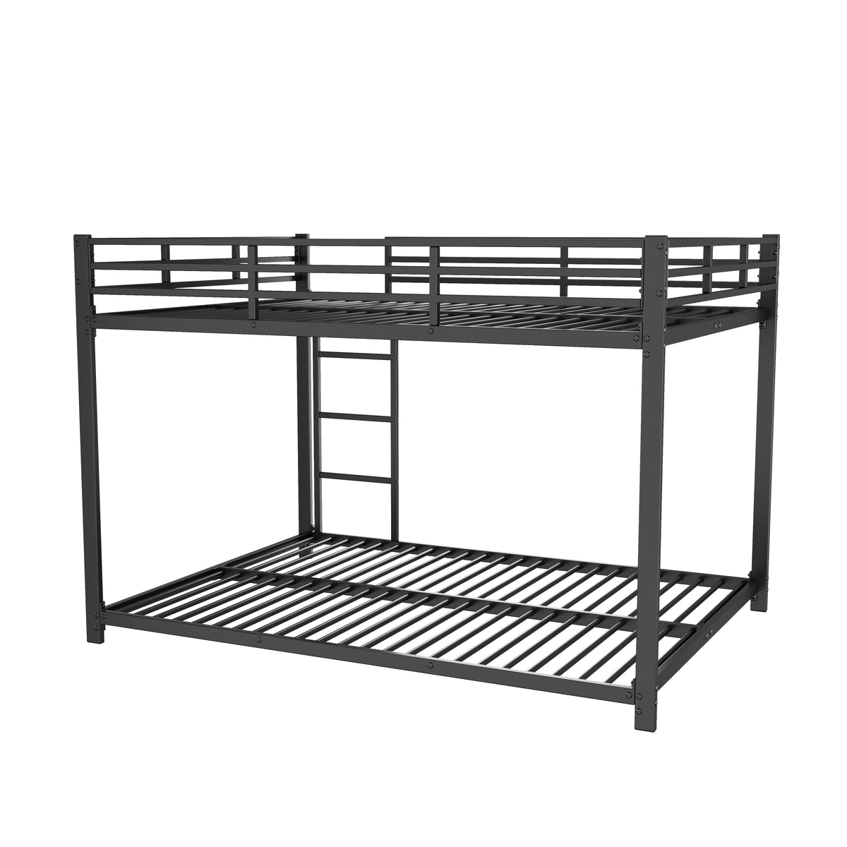 Bunk Bed 140x200 Classic Iron Frame - Black