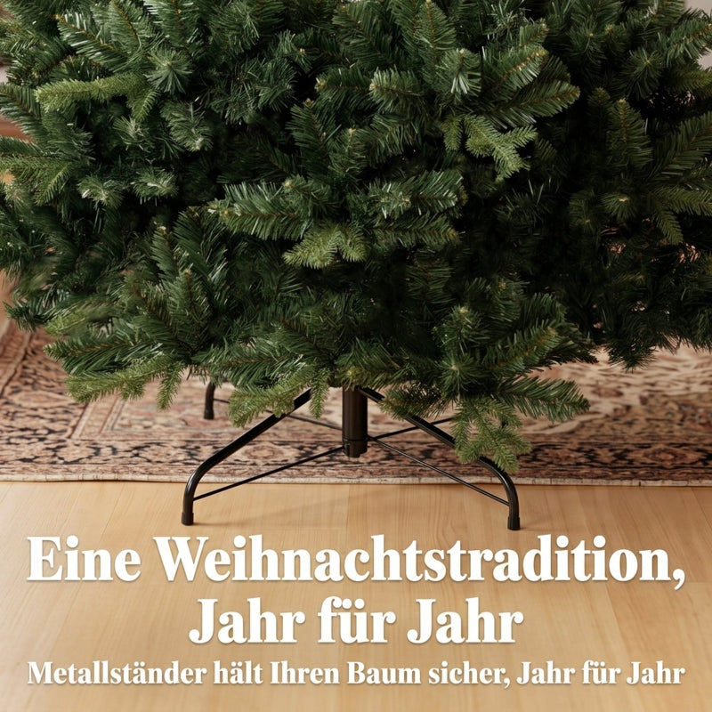 Artificial Christmas Tree 180cm with 1237 Tips - Green