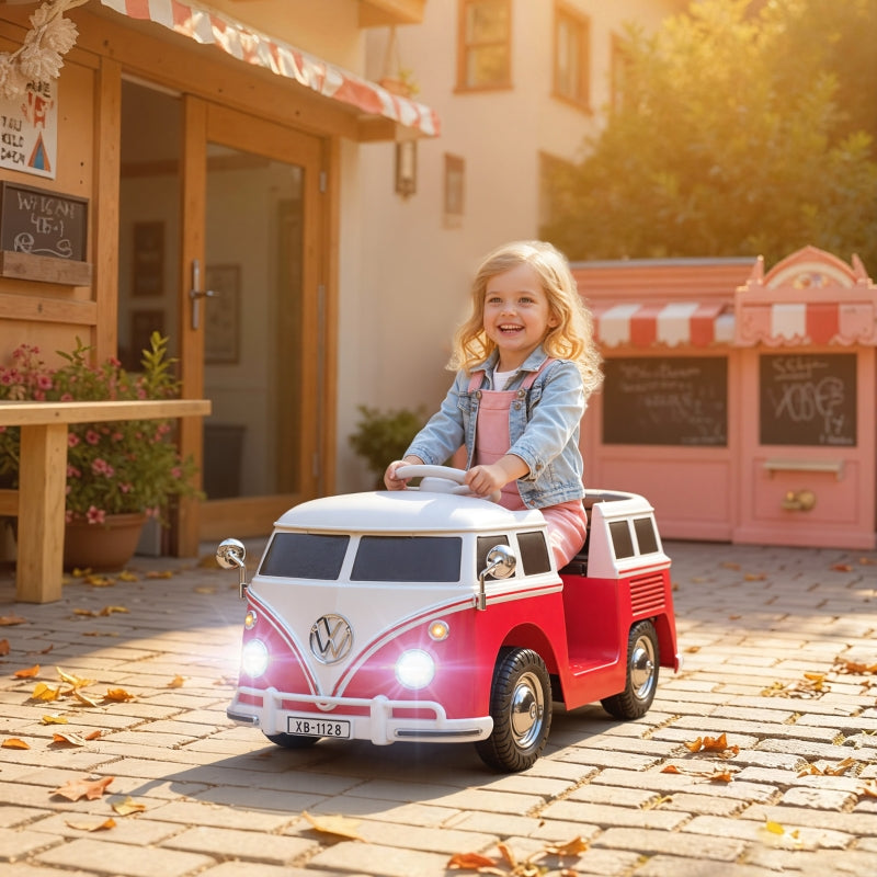 Children's Electric Car with 12V Dual Motor and MP3, Red