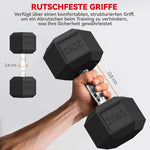 Dumbbell Knurled Handle 1x20kg Cast Iron