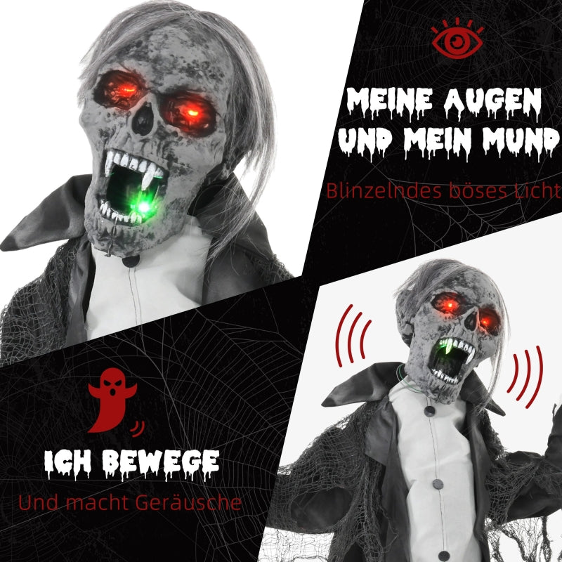 Halloween Decoration, Skeleton Zombie, Movable, 75 cm