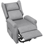 Reclining Armchair Lift Assistance Reclining Function 200kg - Grey