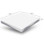 Foam Mattress, 180x200cm Medium Firmness 20cm High Oeko-TEX, Gray and White