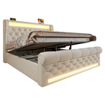 Upholstered Daybed 90x200 cm with Hydraulic Storage, Pink Velvet