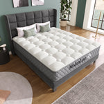 Orthopedic cold foam King mattress, 140x200 cm, 7-zone pocket spring core, H3 medium firm, 20 cm height, vacuum packed